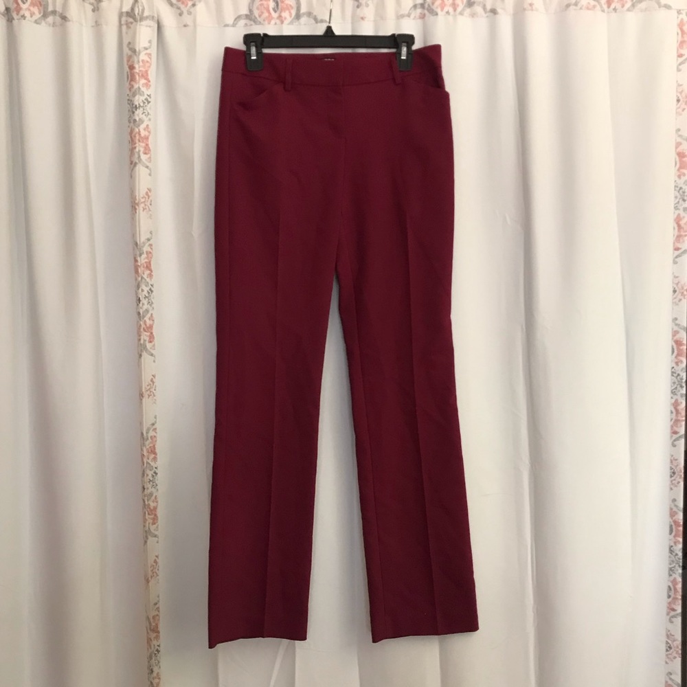 3/$25 Express Editor Maroon Trousers 2